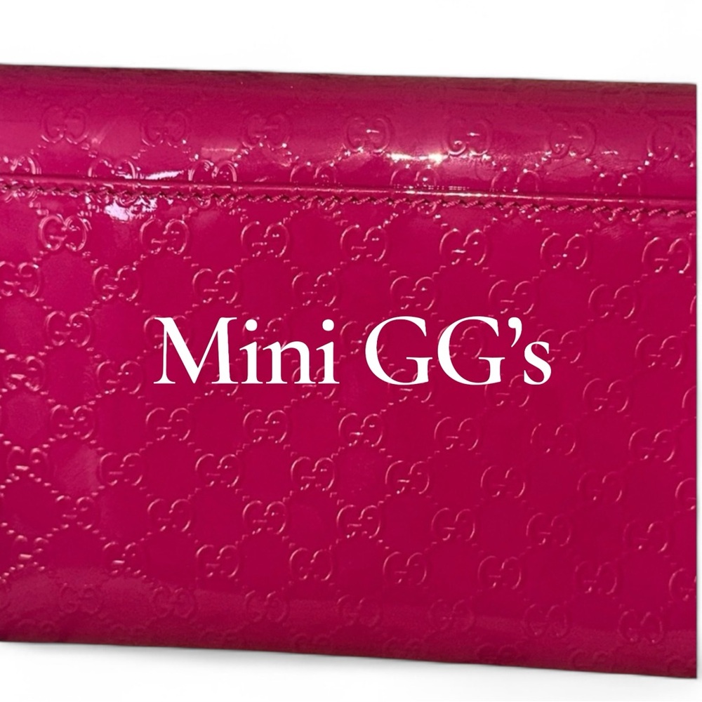 Gucci Guccissima Patent Leather Wallet - Picture 6 of 7